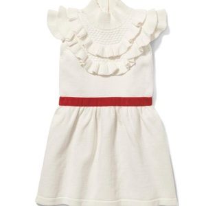 Janie and Jack Velvet Belt Sweater Dress